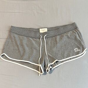 Gilly Hicks Gray Athletic Shorts with White Trim